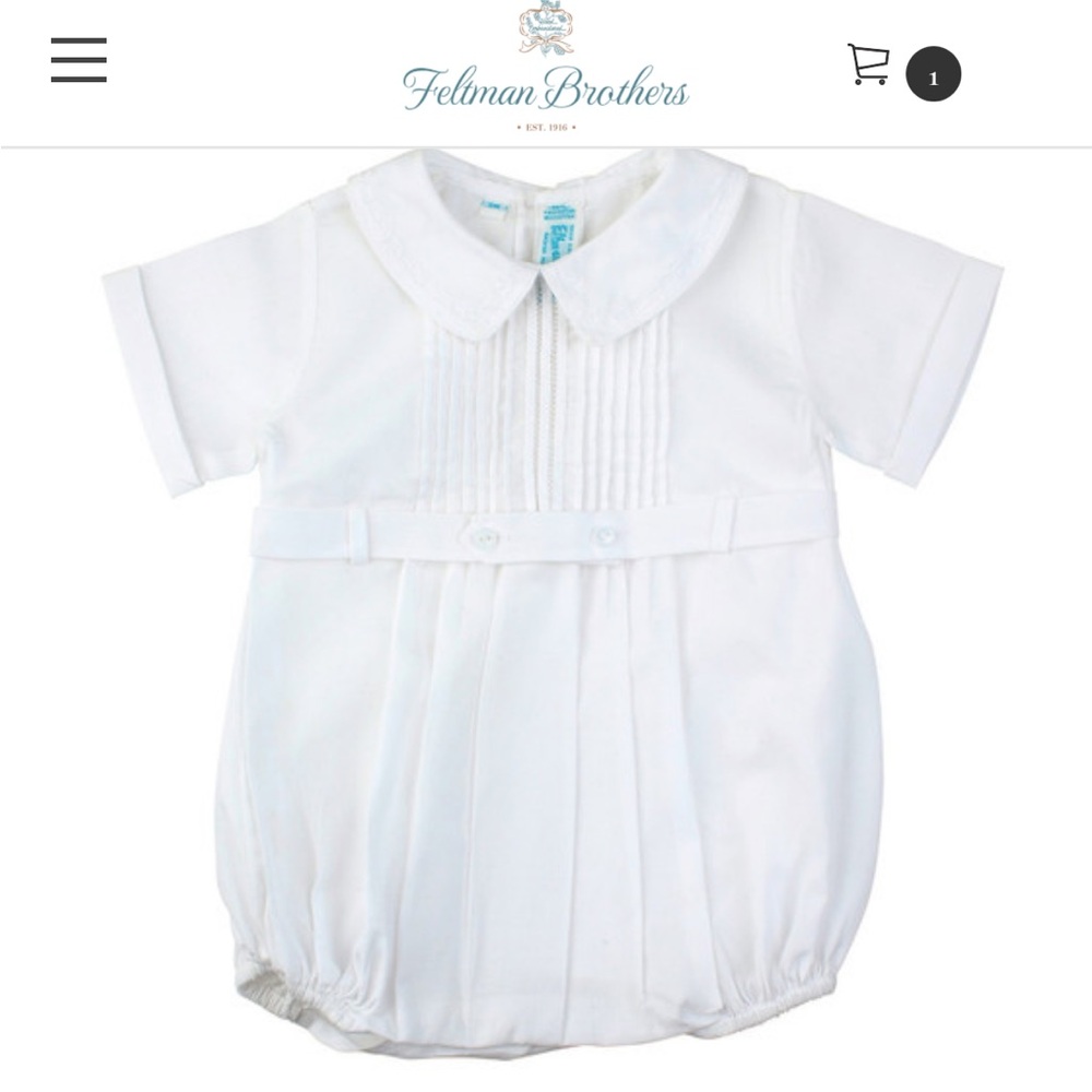 Feltman Brothers Classic White Francis Baptism / Christening Bubble